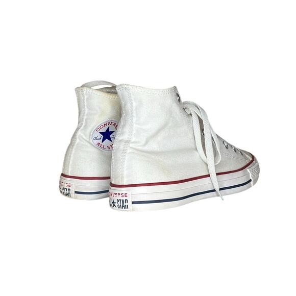 Converse Chuck Taylor All Star High Classic White Shoes Size 6.5 CTAS - Picture 4 of 6